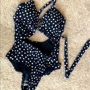 ModCloth Sophia Polka Dot One Piece
